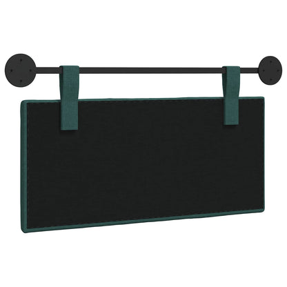 Hangend Hoofdeinde Gestreept Donkergroen 100 x 55 x 5 cm Stof