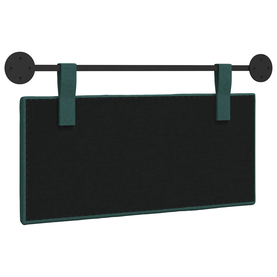 Hangend Hoofdeinde Gestreept Donkergroen 100 x 55 x 5 cm Stof