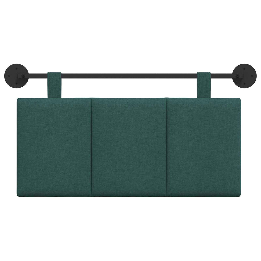 Hangend Hoofdeinde Gestreept Donkergroen 100 x 55 x 5 cm Stof