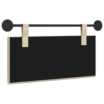 Hangend Hoofdeinde Wandgemonteerd Crème 100 x 55 x 5 cm Stof