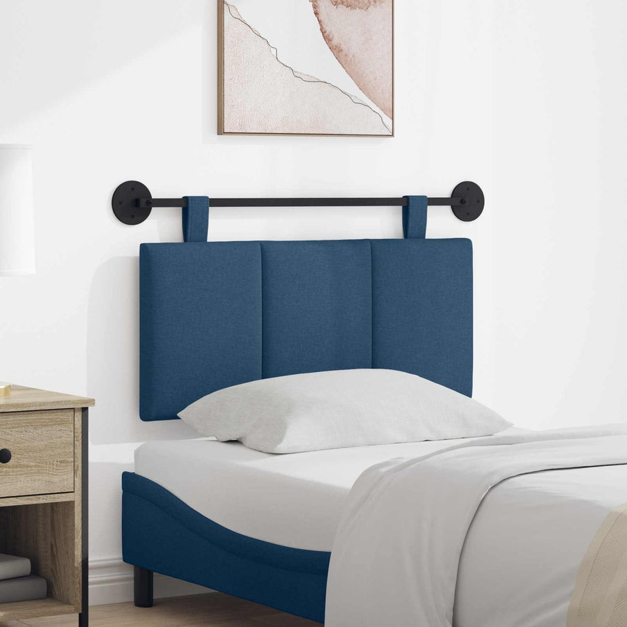 Hangend Hoofdeinde Wandgemonteerd Blauw 100 x 55 x 5 cm Stof
