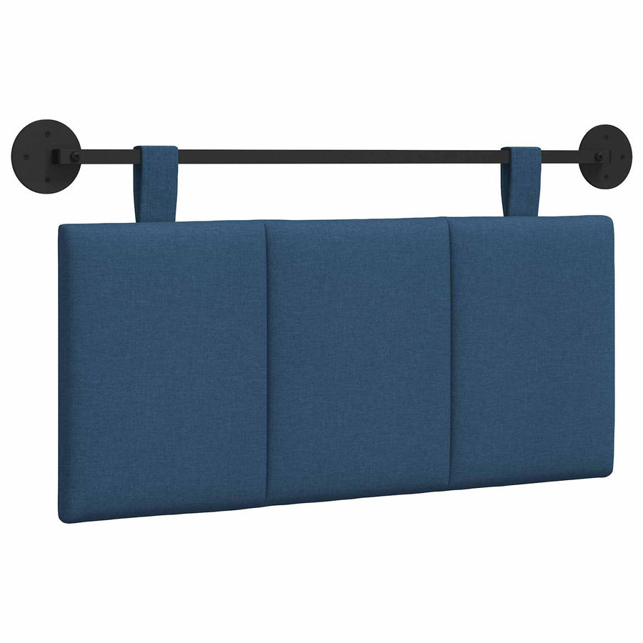 Hangend Hoofdeinde Wandgemonteerd Blauw 100 x 55 x 5 cm Stof