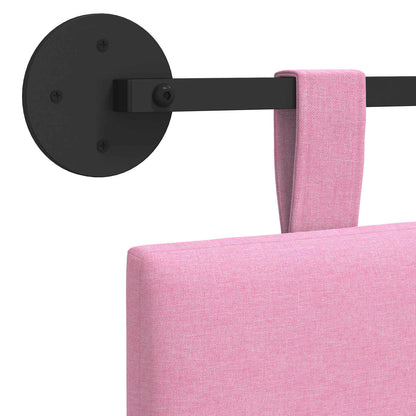 Hangend Hoofdeinde Wandgemonteerd Roze 100 x 55 x 5 cm Stof