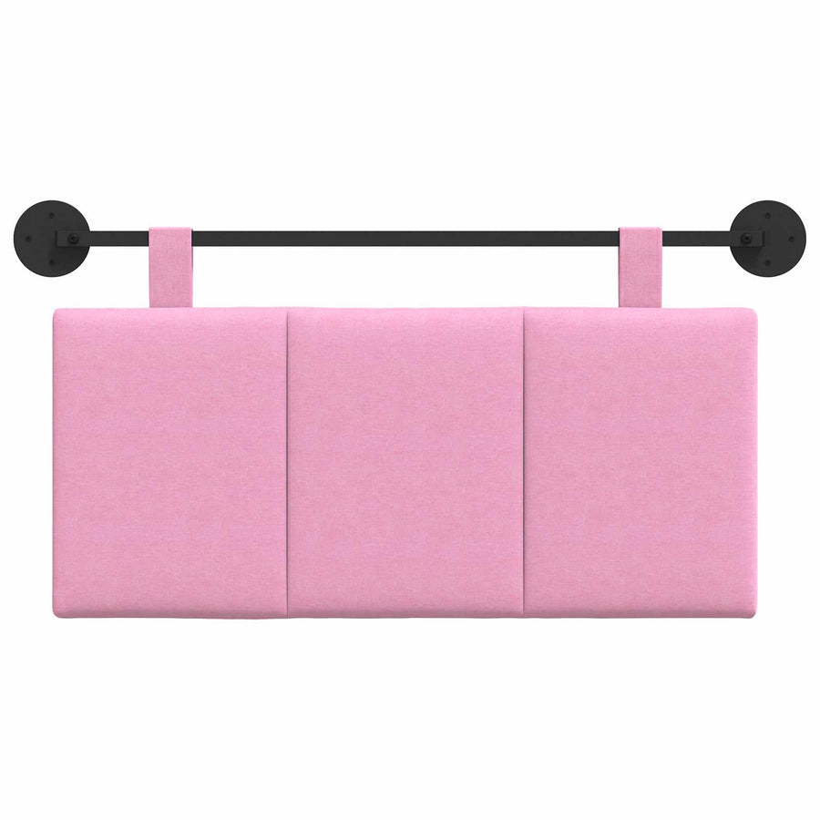 Hangend Hoofdeinde Wandgemonteerd Roze 100 x 55 x 5 cm Stof