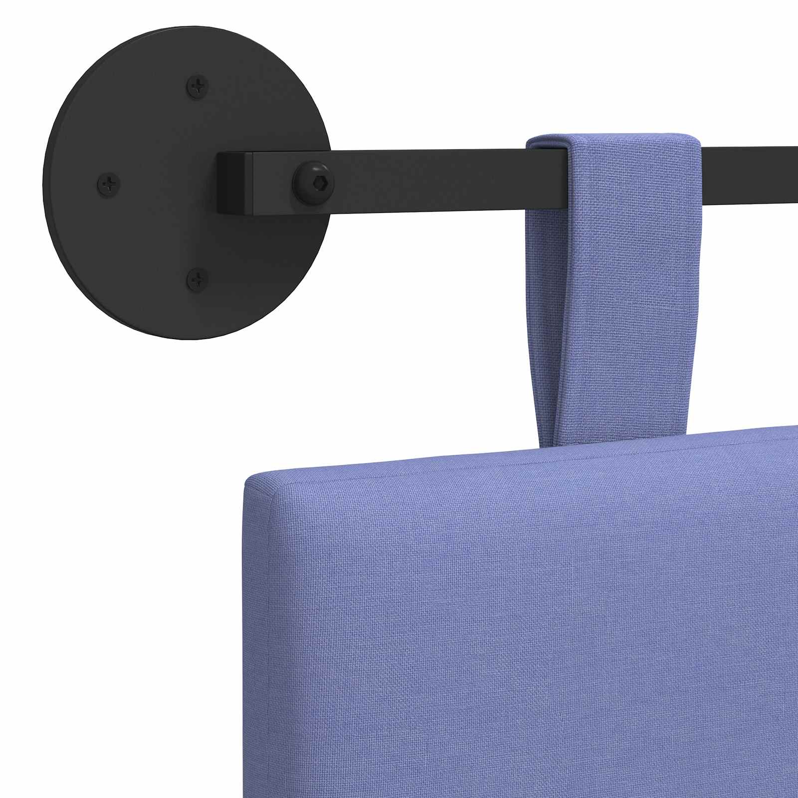 Hangend Hoofdeinde Gestreept Jeans Blauw 100 x 55 x 5 cm Stof