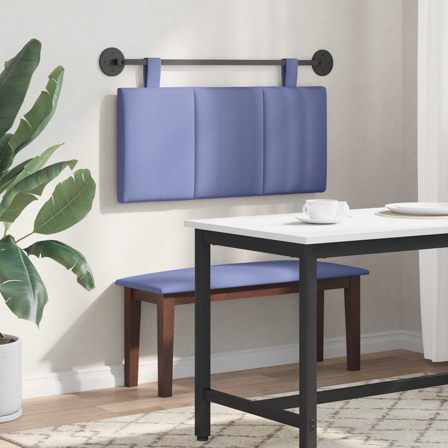 Hangend Hoofdeinde Gestreept Jeans Blauw 100 x 55 x 5 cm Stof