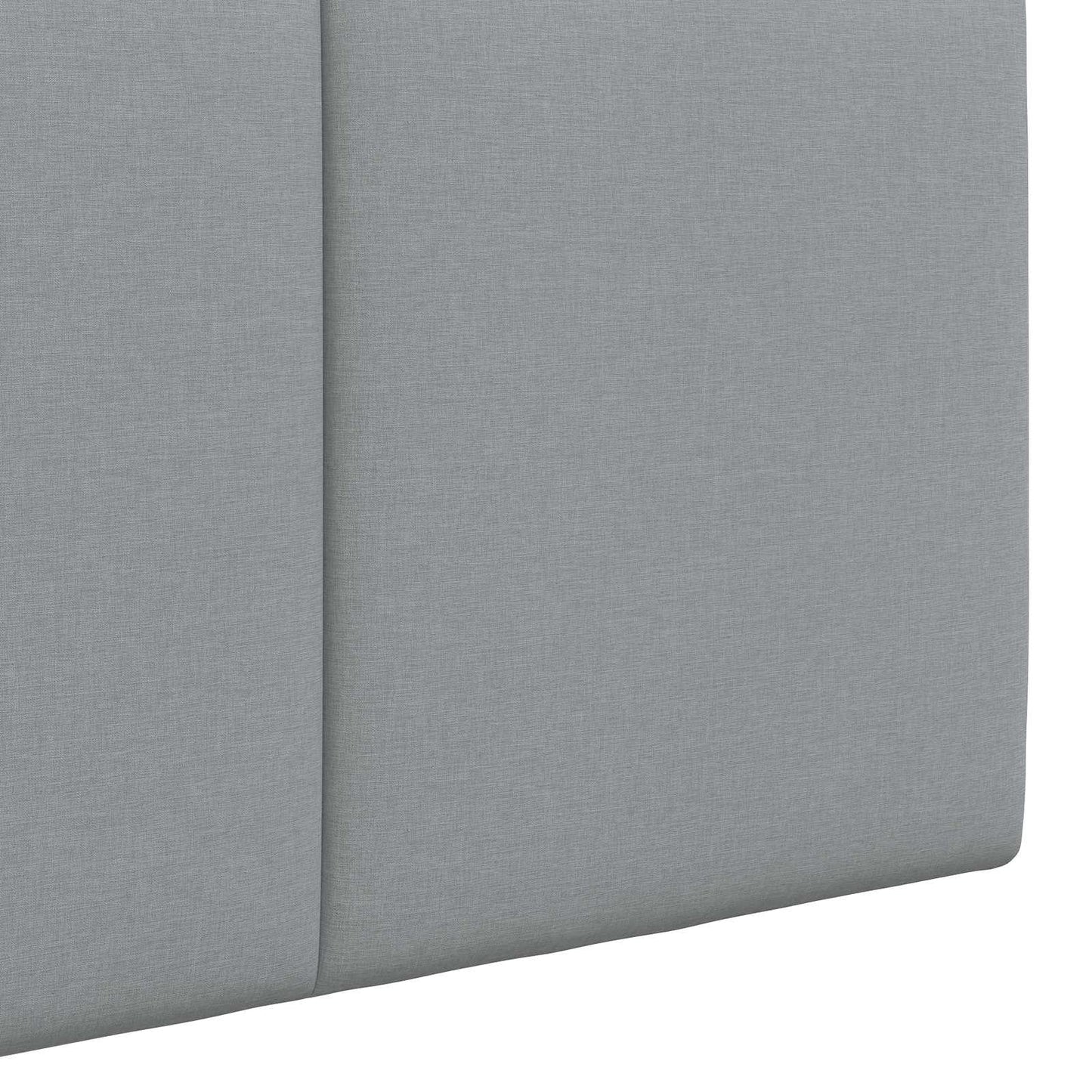 Hangend Hoofdeinde Gestreept Lichtgrijs 110 x 55 x 5 cm Stof