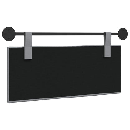 Hangend Hoofdeinde Gestreept Lichtgrijs 110 x 55 x 5 cm Stof