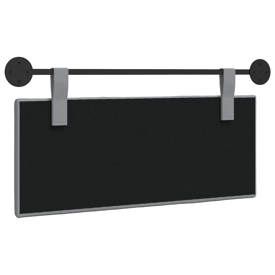 Hangend Hoofdeinde Gestreept Lichtgrijs 110 x 55 x 5 cm Stof