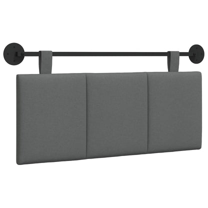 Hangend Hoofdeinde Gestreept Donkergrijs 110 x 55 x 5 cm Stof