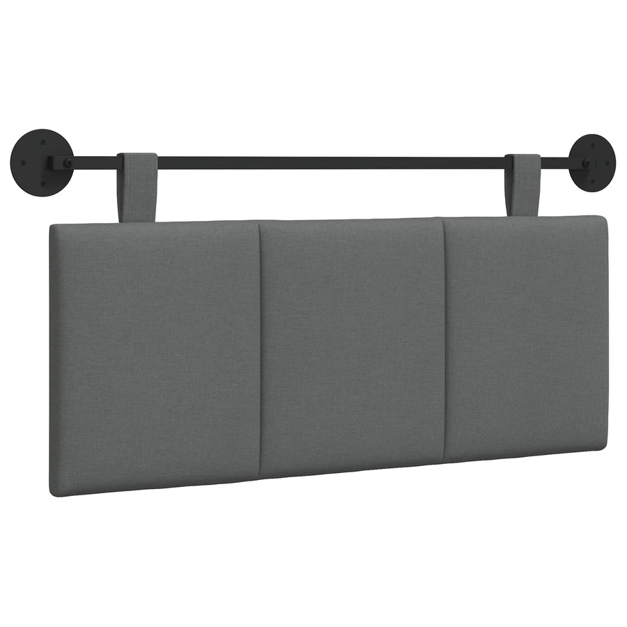Hangend Hoofdeinde Gestreept Donkergrijs 110 x 55 x 5 cm Stof