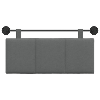 Hangend Hoofdeinde Gestreept Donkergrijs 110 x 55 x 5 cm Stof