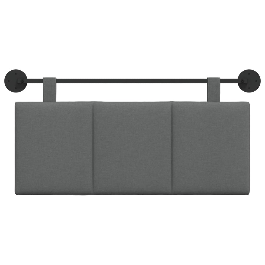Hangend Hoofdeinde Gestreept Donkergrijs 110 x 55 x 5 cm Stof