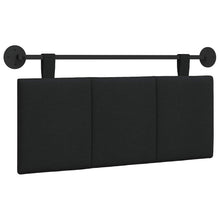 Hangend Hoofdeinde Wandgemonteerd Zwart 110 x 55 x 5 cm Stof