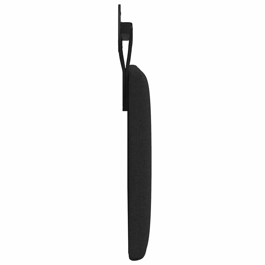 Hangend Hoofdeinde Wandgemonteerd Zwart 110 x 55 x 5 cm Stof