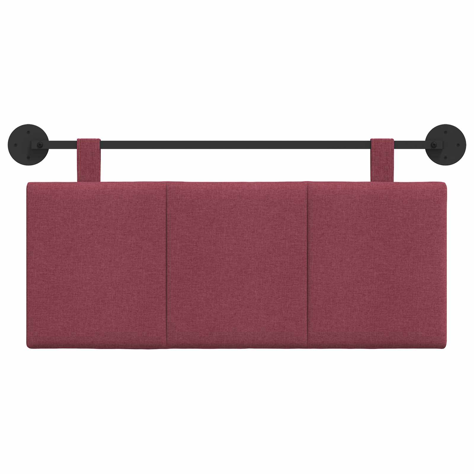 Hangend Hoofdeinde Wandgemonteerd Wijnrood 110 x 55 x 5 cm Stof