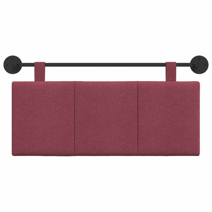 Hangend Hoofdeinde Wandgemonteerd Wijnrood 110 x 55 x 5 cm Stof
