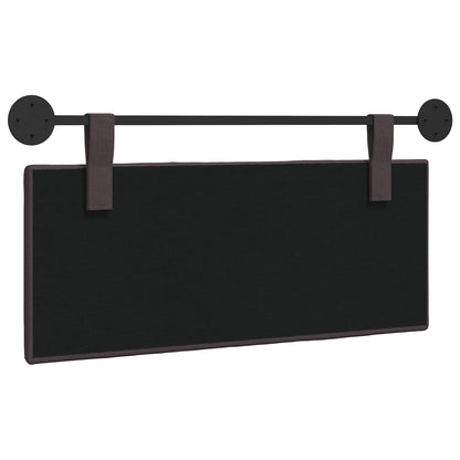 Hangend Hoofdeinde Gestreept Donkerbruin 110 x 55 x 5 cm Stof