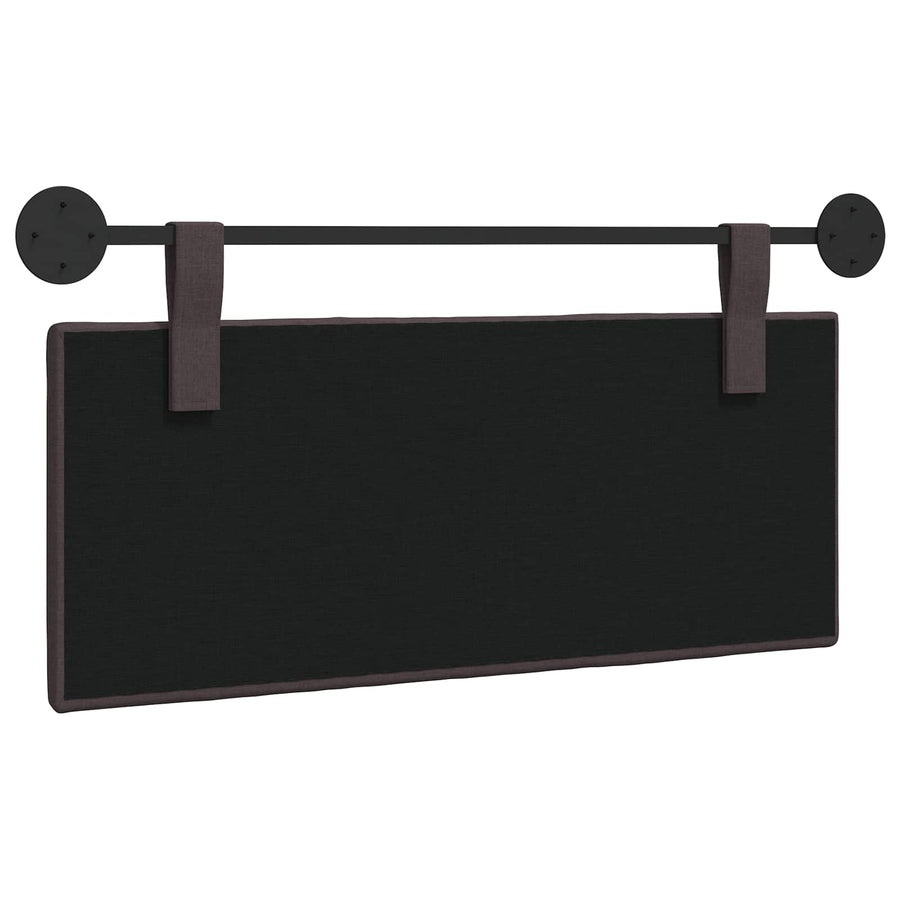 Hangend Hoofdeinde Gestreept Donkerbruin 110 x 55 x 5 cm Stof