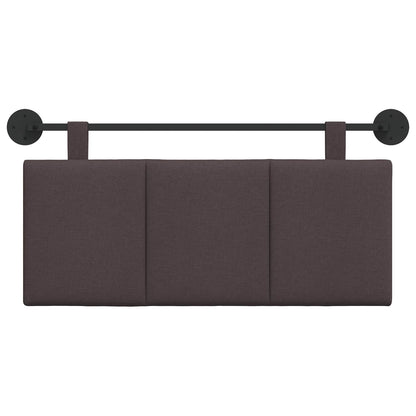 Hangend Hoofdeinde Gestreept Donkerbruin 110 x 55 x 5 cm Stof