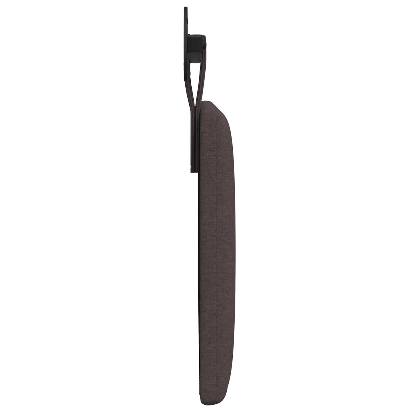 Hangend Hoofdeinde Gestreept Donkerbruin 110 x 55 x 5 cm Stof