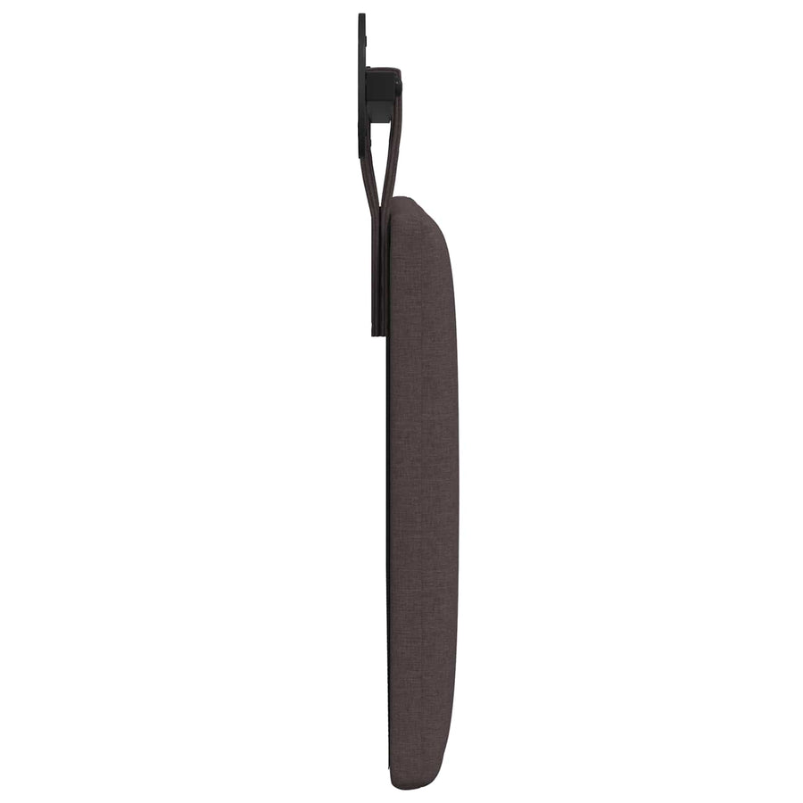 Hangend Hoofdeinde Gestreept Donkerbruin 110 x 55 x 5 cm Stof