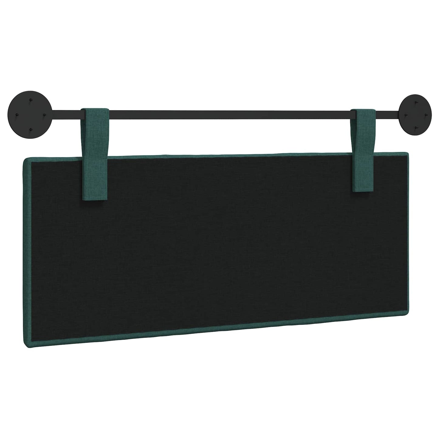 Hangend Hoofdeinde Gestreept Donkergroen 110 x 55 x 5 cm Stof