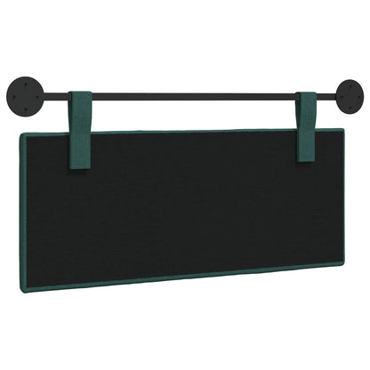 Hangend Hoofdeinde Gestreept Donkergroen 110 x 55 x 5 cm Stof