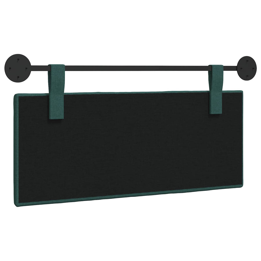 Hangend Hoofdeinde Gestreept Donkergroen 110 x 55 x 5 cm Stof