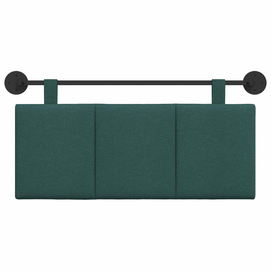 Hangend Hoofdeinde Gestreept Donkergroen 110 x 55 x 5 cm Stof