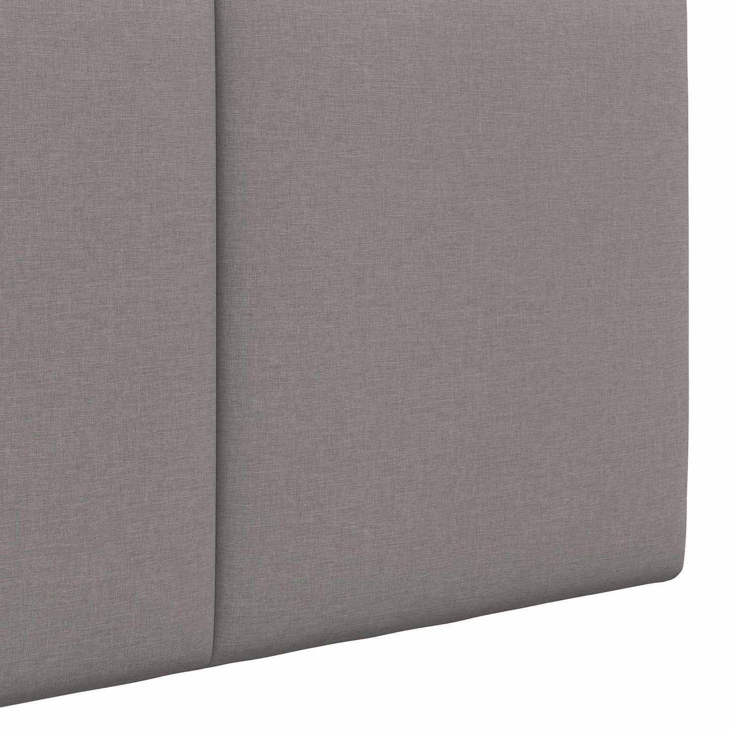 Hangend Hoofdeinde Wandgemonteerd Taupe 110 x 55 x 5 cm Stof