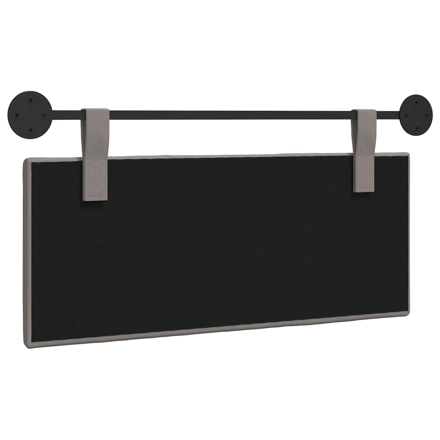 Hangend Hoofdeinde Wandgemonteerd Taupe 110 x 55 x 5 cm Stof