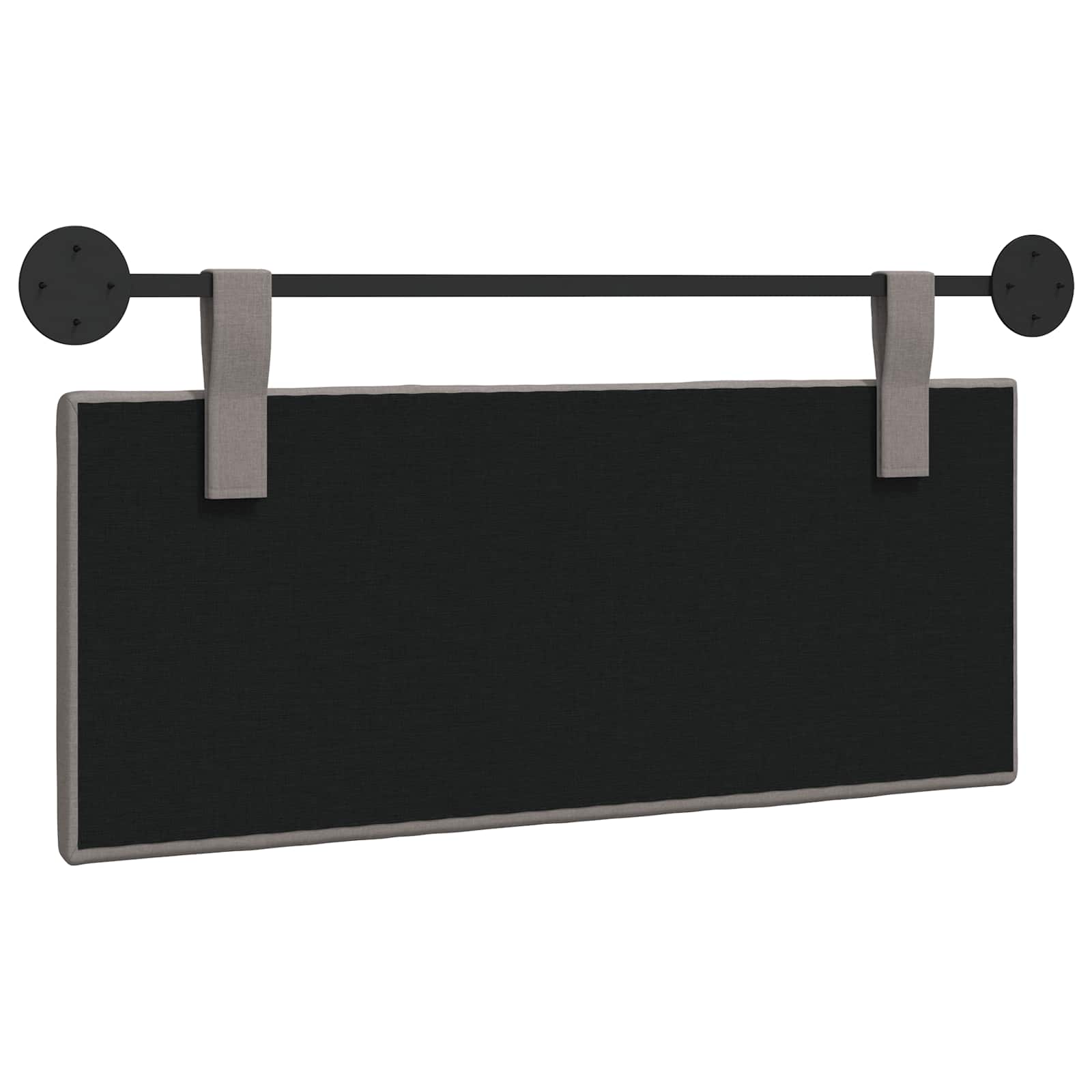 Hangend Hoofdeinde Wandgemonteerd Taupe 110 x 55 x 5 cm Stof