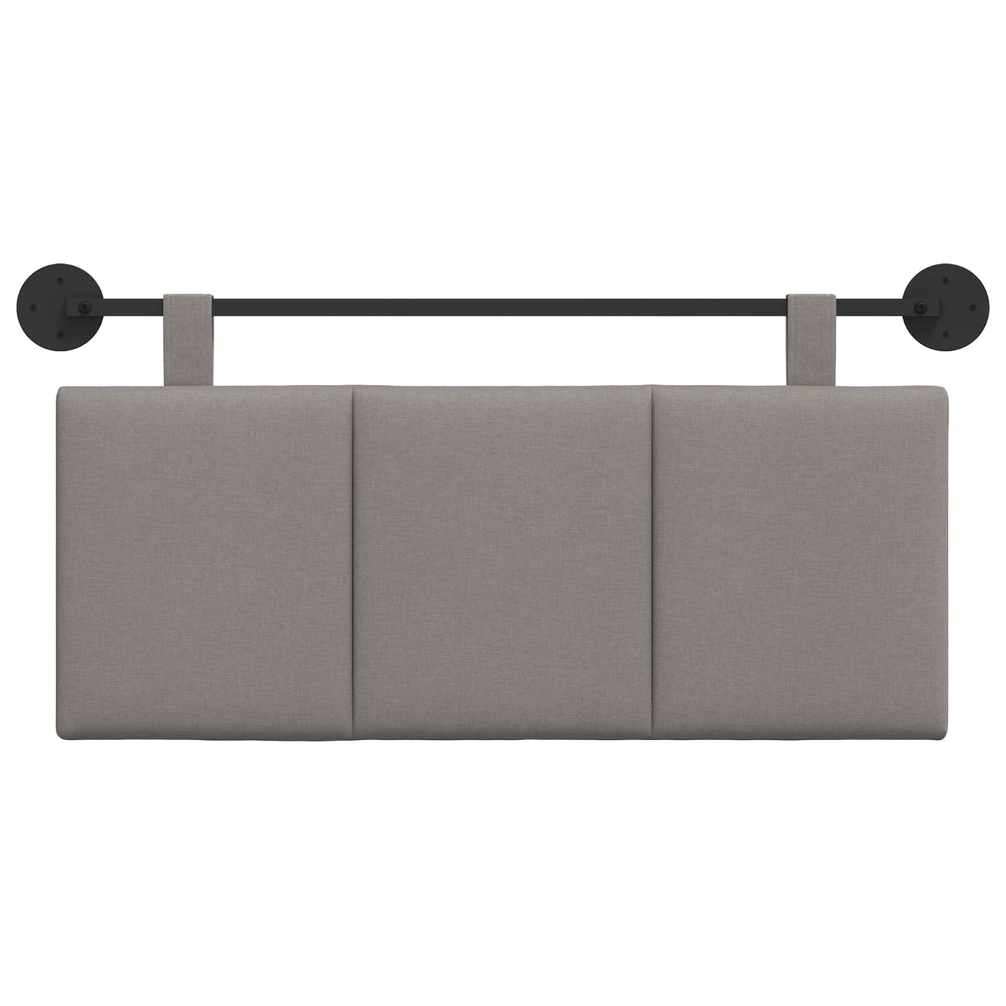 Hangend Hoofdeinde Wandgemonteerd Taupe 110 x 55 x 5 cm Stof