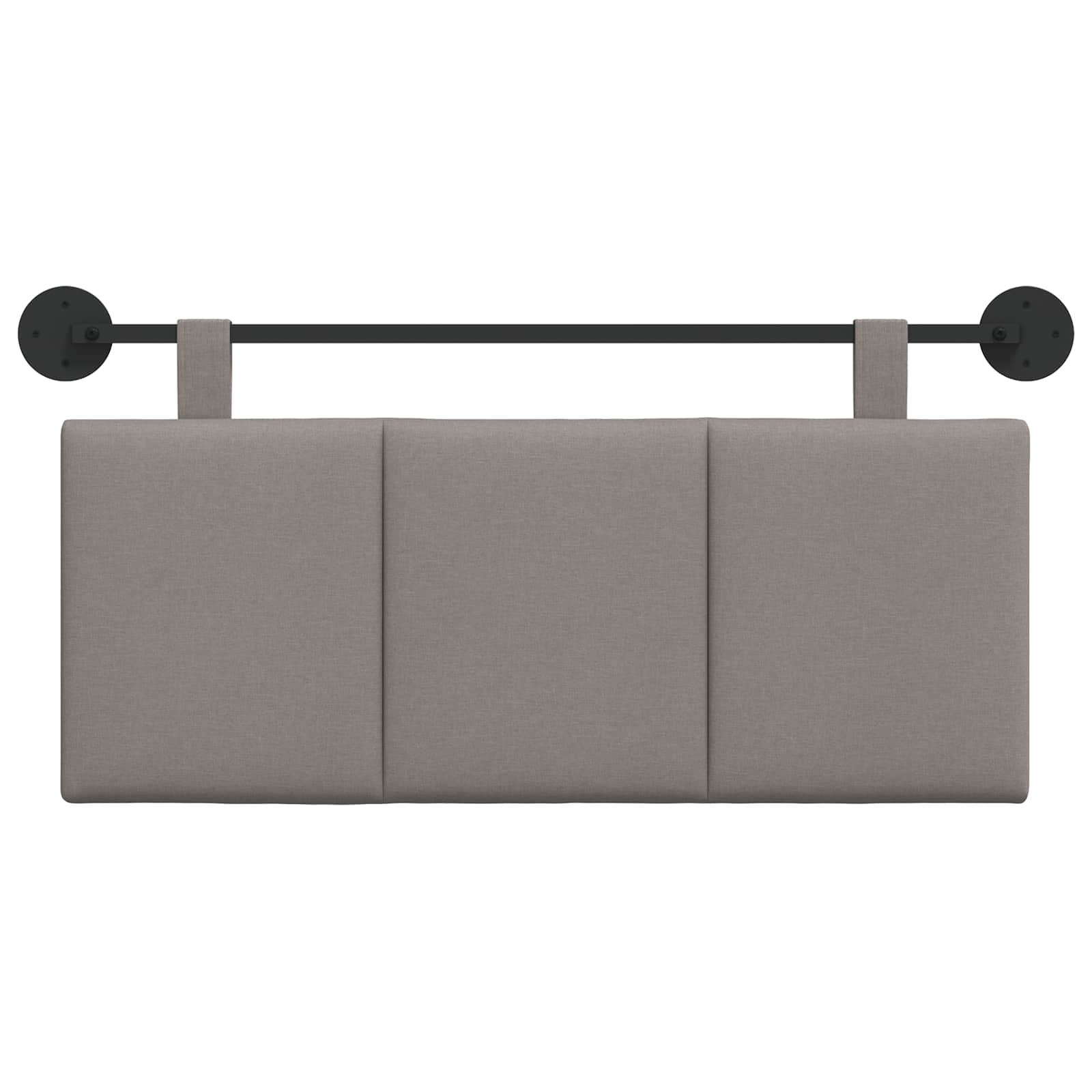 Hangend Hoofdeinde Wandgemonteerd Taupe 110 x 55 x 5 cm Stof