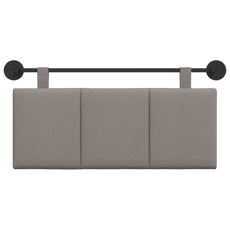 Hangend Hoofdeinde Wandgemonteerd Taupe 110 x 55 x 5 cm Stof