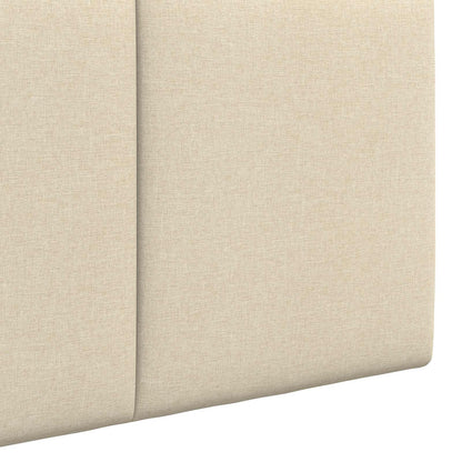Hangend Hoofdeinde Wandgemonteerd Crème 110 x 55 x 5 cm Stof