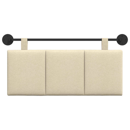 Hangend Hoofdeinde Wandgemonteerd Crème 110 x 55 x 5 cm Stof