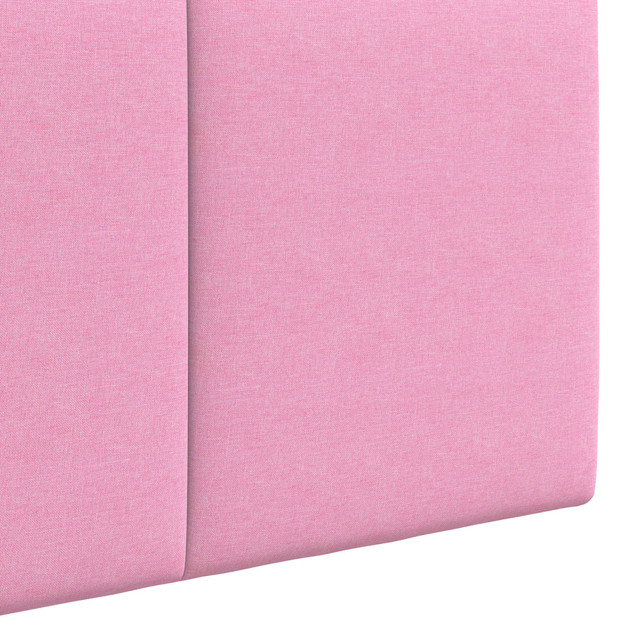 Hangend Hoofdeinde Wandgemonteerd Roze 110 x 55 x 5 cm Stof