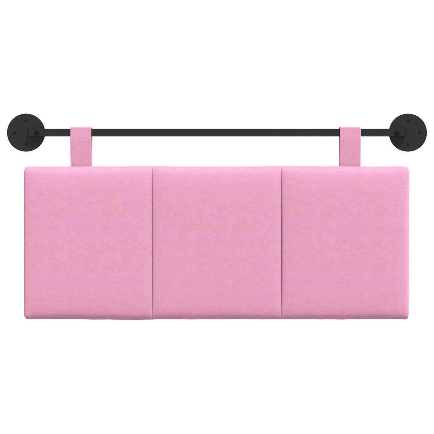 Hangend Hoofdeinde Wandgemonteerd Roze 110 x 55 x 5 cm Stof