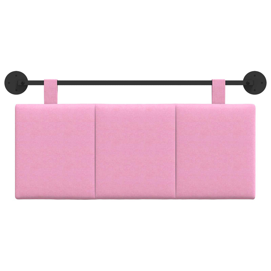 Hangend Hoofdeinde Wandgemonteerd Roze 110 x 55 x 5 cm Stof