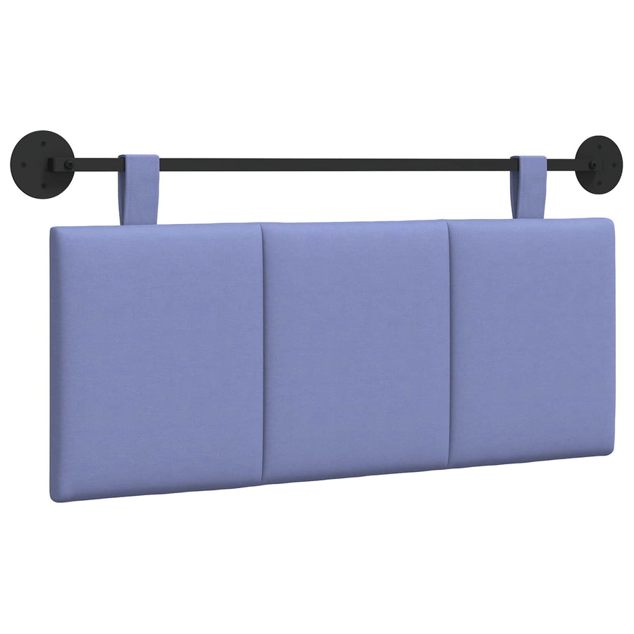 Hangend Hoofdeinde Gestreept Jeans Blauw 110 x 55 x 5 cm Stof
