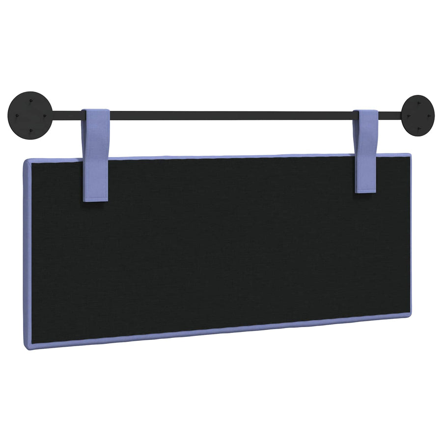 Hangend Hoofdeinde Gestreept Jeans Blauw 110 x 55 x 5 cm Stof