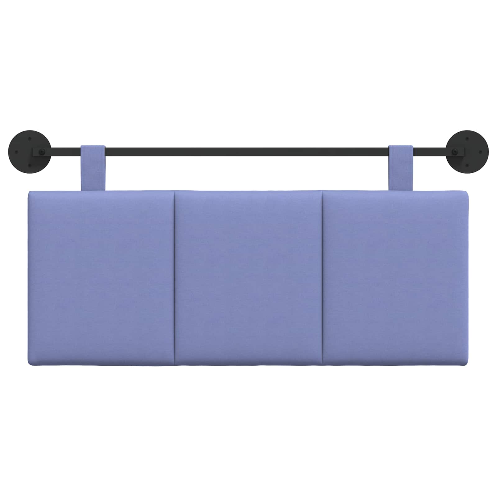 Hangend Hoofdeinde Gestreept Jeans Blauw 110 x 55 x 5 cm Stof