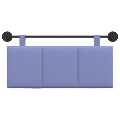 Hangend Hoofdeinde Gestreept Jeans Blauw 110 x 55 x 5 cm Stof