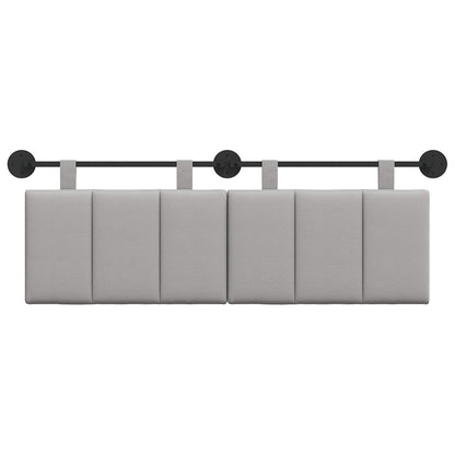 Hangend Hoofdeinde Gestreept Wolkengrijs 150 x 55 x 5 cm Stof