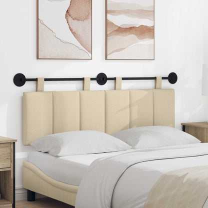 Hangend Hoofdeinde Wandgemonteerd Crème 150 x 55 x 5 cm Stof