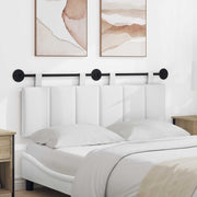 Hoofdeinde wandmontage 150x55x5 cm stof wit