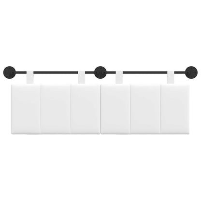 Hangend Hoofdeinde Wandgemonteerd Wit 150 x 55 x 5 cm Stof