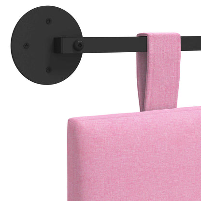Hangend Hoofdeinde Wandgemonteerd Roze 150 x 55 x 5 cm Stof